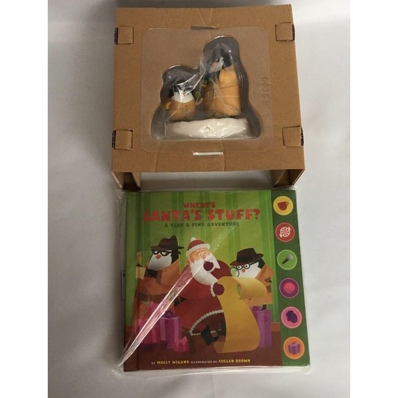 Hallmark Where's Santas Stuff? Ornament And Interactive Book Christmas Tree - Picture 11 of 11